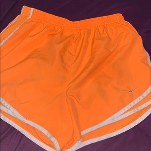 Women’s Nike Dri Fit Shorts Orange